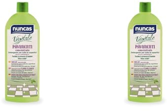 Nuncas Vegetale Pavimenti Concentrato - 1000ml (Confezione da 2)