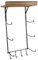 Perfeclan Yoga Mat Holder Wall Mount Metal Storage Rack Decor Yoga Mat Storage Rack for Workout Equipment Yoga Room Home Fitness