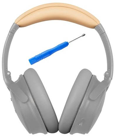 Accessory House AHG Global Soundlink ae2 QC25 Replacement Headband Pad Cushion. Compatible with Bose SoundLink Around-Ear II wireless + QuietComfort 25 Headphones (Beige). Easy DIY Fit | Extra Thick