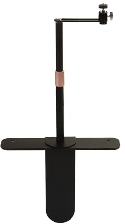 Yosoo Health Gear Bedside Projector Stand, 360 Degree Freely Rotating Projector Stand Behind Sofa Desk Wall Projector Stand, Plug in Base, 1/4in Thread, 24cm to 40cm Height Adjustable, Projector