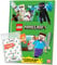 Bundle mit LEGO Minecraft Adventure Mode - Serie 1 - Sammelsticker - 1 Album + Exklusive Collect-it Hüllen