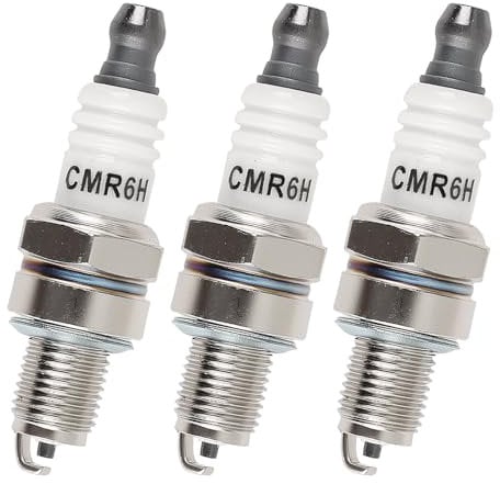 3PCS CMR6H Spark Plug for Stihl FS90 FS100 FS110 FS90R FS100R FS110R MS171 MS181 MS211 BR500 BR550 BR600 - NGK 3365 Replacement Compatible with Trimmer Chainsaw Brush Cutter Blower