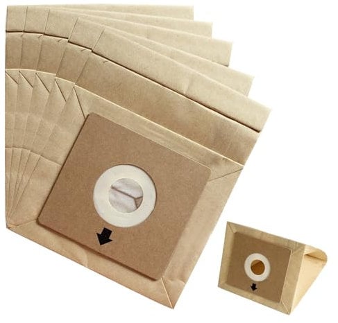 5 Pack Vacuum Cleaner Bags for Bush VCB35B15C1J7W-70, Argos VC-401/402 & VYTRONIX RBC02 Efficiency Paper Dust Hoover Storage Bags Accessories Multi-Model Fit Anti-Allergy Large Capacity