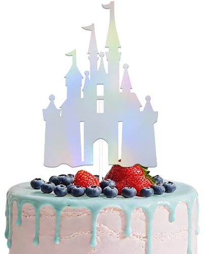 Castle Cake Topper Castle Birthday Decorations Princess Birthday Decorations