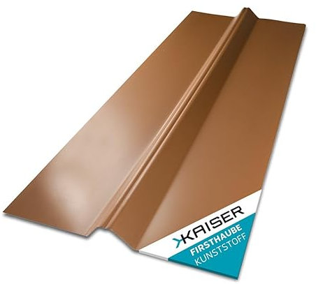 KAISER plastic® Cubierta para tejado de cobre, cubierta de tejado ondulado, de plástico, placas de techo resistentes a la intemperie, para tejado, trapecio y seno 76/18 – 37 x 98,5 cm, 1 unidad.