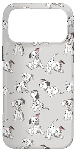 Disney Classic 101 Dalmatians Puppies Soft Grey Case for iPhone 17 Pro Max