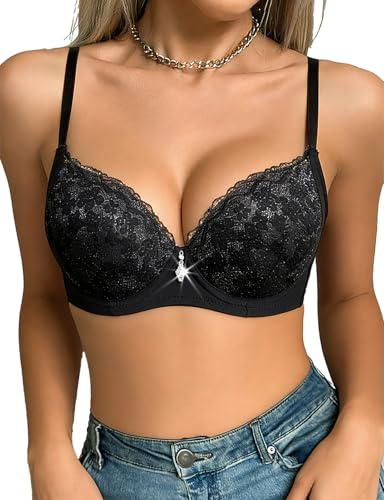 Awinclo Women Breathable Sexy Lace Bra Bralette Mesh Underwire Stretchy Comfortable Everyday Bra