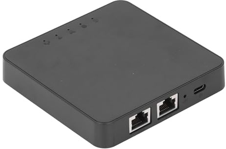 CHICIRIS 4G LTE Router, Fast 150Mbps Download 50Mbps Upload Speed with 2 100Mbps Ports and Micro SIM Card Slot, for Travel Camping Security Camera Temporary Internet Backup