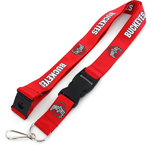 aminco NCAA Alabama Crimson Tide Bob Buckle Team Lanyard