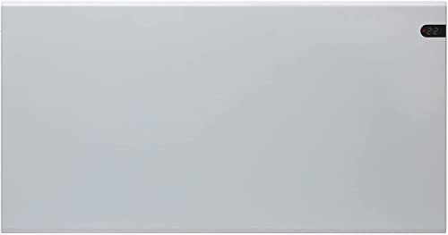 Adax Neo NP - Radiateur Electrique 1000W | Chauffage Electrique | Faible Consommation d'Energie | Chauffage d'appoint | Convecteur Electrique Mural avec Thermostat | Hauteur 370mm | KDT Argent