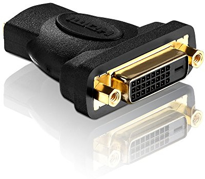 PureLink PI045 High Speed DVI/HDMI-Adapter (DVI-D Buchse (24+1) auf HDMI-A Buchse), zertifiziert