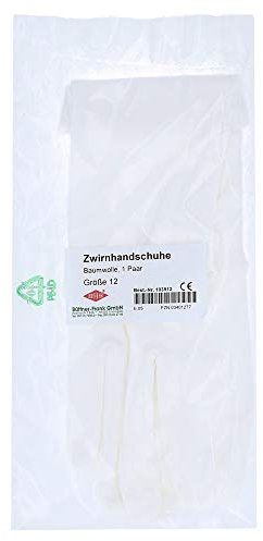 HANDSCHUHE OP Baumwolle Gr.12 2 St