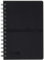VELOFLEX 5107180 - Adressbuch mit Spiralbindung DIN A7, PP, mit 12-tlg. Register, Telefonringbuch schwarz