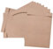 Logbuch-Verlag 100 Kraftpapier Tüten 16 x 23 cm A4 Verpackung für kleine Geschenke naturfarben flach aus Papier