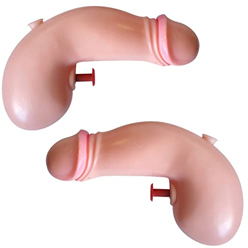 Spassprofi 2 x Spritzpistole Penis Wasserspritzpistolen Wasserspritzen Scherzartikel für Erwachsene