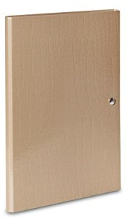 Edle Dokumentenmappe Croko / A4 / Farbe: kakao