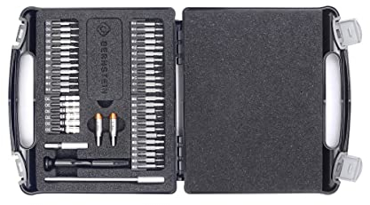 Bernstein 47 teiliger TORQUEPLUS Bit-Satz mit Drehmoment-Adapter 0.3 & 0.4 Nm im Kunststoffkoffer 4-970-B