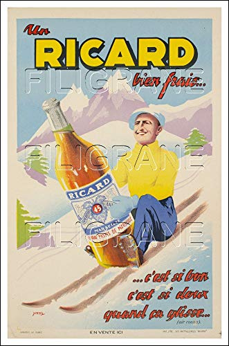 Herbé TM Poster / Kunstdruck, 40 x 60 cm * d1 Poster antik/Retro Pastis Ricard