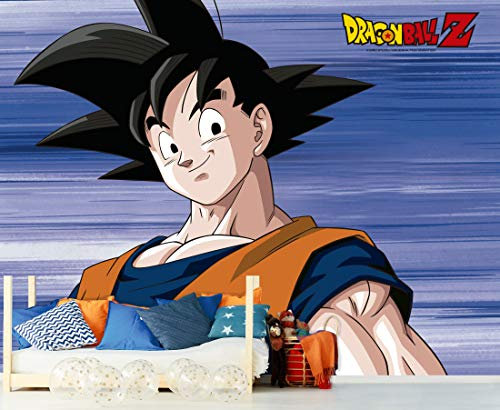 Oedim Sticker mural en vinyle adhésif Dragon Ball Z Goku, produit officiel, vinyle adhésif décoratif pour chambres, décoration murale, DBZ