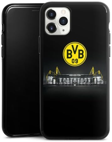 Silikon Hülle kompatibel mit Apple iPhone 11 Pro Case schwarz Handyhülle BVB Stadion Borussia Dortmund