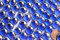 Bazare Masud e.K. 70g Mini Glasnuggets 10-12mm Muggelsteine ca. 50 Stück Glassteine Dekosteine (Kobaltblau irisierend)