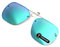 TERAISE Clip On Sonnenbrille Flip up HD Polarisiert Unisex für Outdoor/Fahrten UV400