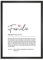 Himmelsflüsterer - Definition Poster & Kunstdrucke | Familie Geschenk | Wandbilder | Geschenke für Familie Geburtstag | Wanddeko Deko Wohnzimmer | Bilder mit Rahmen | DINA A4 mit Rahmen