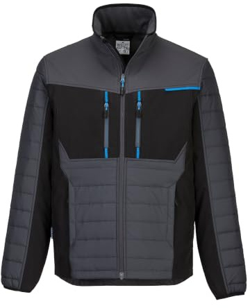 Portwest T752 - WX3 Baffle Jacket Metal Grey, Größe: XL, T752MGRS