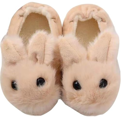 Aggroot Plüsch Hausschuhe für Mädchen Jungen Pantoffeln Winter Baumwolle Pantoffeln Kleinkind Wärme Weiche Bequem Hausschuhe Flauschige rutschfeste Slippers