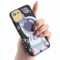 Yonds Queen for iPhone SE Case 2022 (3rd Generation) iPhone 7 / 8 /SE2 (2020), Cartoon Cute Astronaut Space Cool Design Soft TPU Protective Shockproof Case(Black Telescope, iPhone 7/8 /SE3)
