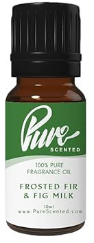 Frosted Fir & Fig Milk Fragrance Oil - 10ml Suitable for Candles, Soaps, Slime, diffusers, Cosmetics, Wax Melts