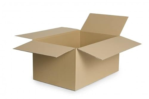 5 Stück Faltkarton Versandkartons 350 x 250 x 150 mm, DHL, DPD, GLS konforme Verpackung, Kartons für den Paketversand