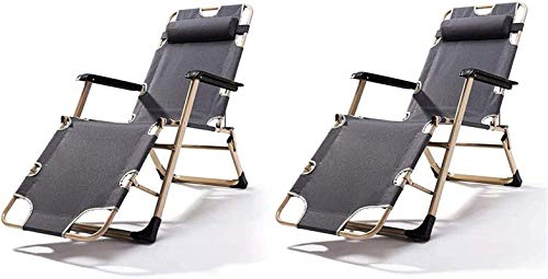 WENKA Leichte, leichte Sonnenliege, Faltbare Gartenstühle, 2er-Set, zusammenklappbare Sonnenliege, tragbarer Outdoor-Garten-Schwerkraftstuhl, Camping, Strand, Liegebett für Terrasse, Wintergarten
