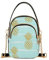 MCHIVER Ananas-Umhängetasche für Damen, Handy-Geldbörse, Geldbörse mit abnehmbarer Kette, Schultertasche, Handtasche für Reisen, Arbeit, Telefon, Reisepass, Ananas