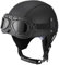 Mezzo Casco Da Motociclista Stile Tedesco Con Occhiali,Caschi Jet E Demi-Jet Vintage Caschi Cromwell Omologato ECE Scooter Cruiser Unisex Casco A Scodella 2,S:55-56CM