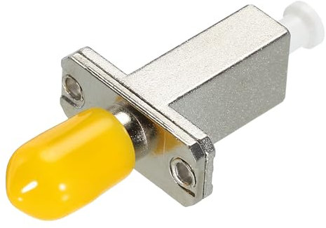 QUARKZMAN 1 Stück Glasfaser Adapter LC Weiblich-ST Weiblich Single Mode Simplex Adapter LC-ST UPC für Netzwerk Internet Verbindung