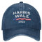 HPCNJUBV Kamala Harris Tim Waltz Walz 2024 Hut Harris Waltz 2024 Hut für Männer Dad Hats Verstellbare Kappe