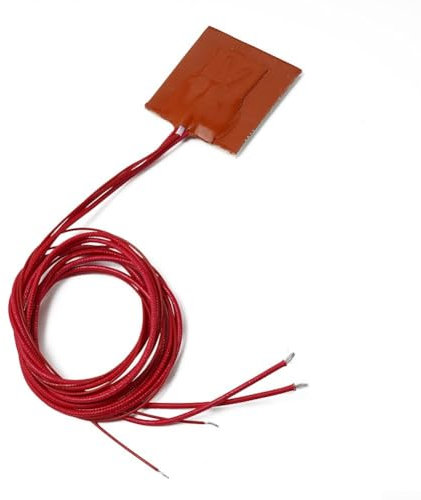 Effizientes 10-W-Silikon-Heizmatte für Drucker, beheiztes Bett, 50 x 50 mm, 12 V