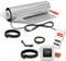 EH Expert AluPROFI -150 W/m²- 4,5 m² -Heizmatten-Set für schwimmende Bodenbeläge –Elektrische Fußbodenheizung für Vinyl, Laminat, Parkett– mit WLAN-Touchthermostat und Installationsmaterial (Weiß)