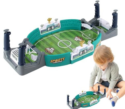 Fruusv Football Table Game, Soccer Table Game, Portable Football Table, Foldable Foosball Table, Interactive Soccer Table Game, Table Football for Kids, Tabletop Soccer Game