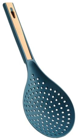 WUTIANBAO Espumadera Colador Colador De Plástico Multifuncional con Mango Resistente Al Calor Adecuado For Utensilios De Cocina Colador De Cocina(White)
