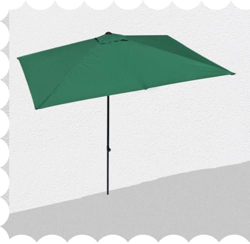 SMELEDFCFK Parasole A Muro Da Esterno Altezza Regolabile 250×130cm Ombrellone Mezzaluna Da Esterno, Ombrellone Da Giardino Balcone Terrazza Mezzaluna, Ombrellone Verde/Beige/Cachi/Marrone/Borgogna(Gre
