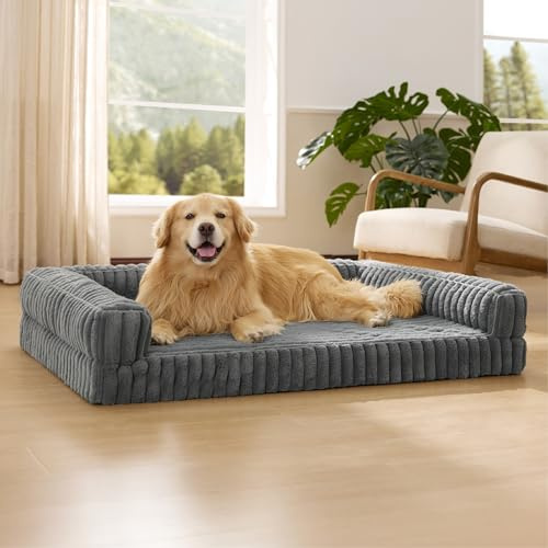 BEDSURE orthopädisches Hundebett Grosse Hunde - 122x89x20cm