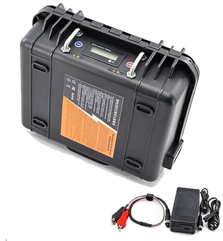 JCXYL EV 12V 20Ah 30Ah 40Ah 50Ah Akku für elektrische Angelrollen, 24V 20Ah 30Ah 40Ah 50Ah LiFePO4-Akku für elektrische Winden, inklusive Ladegerät,24v,30Ah