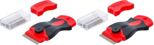 BGS Diy 85816 | Universal-Schaber | 38 mm | mit 5 Klingen (Packung mit 2)