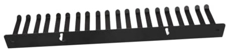 TWISAXC Large Capacity Hanging Cable Tray Simplifies Wire Management And Optimizes Space Efficiency In Any Environment Wall Mount Cable Organizer Tray, Black, 20 teeth