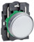 Schneider Electric Harmony XB5 Leuchtmelder, Kunststoff, 22mm, LED, glatte Kalotte, 230-240V AC, weiss, Artikelnummer XB5AVM1