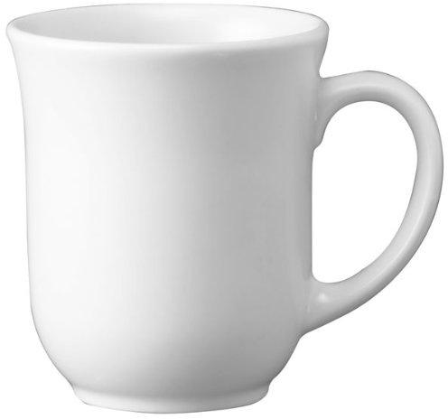 Churchill Super vitrificada P847 elegante taza de porcelana, color blanco (Pack de 24)