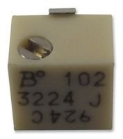 Trimmer, Potentiometer, 200 OHM, 10 %, 12 Umdrehungen, SMD, Trimmer, Potentiometer und variable Widerstände, 1 Stück | 3224J-1-201E