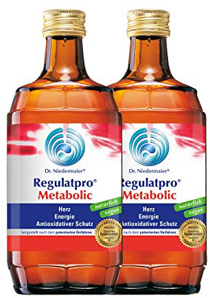 Dr. Niedermaier Regulatpro® Metabolic I für mehr Energie und Leistungssteigerung im Sport** I Anti-Oxidativer Schutz I enthält Magnesium, Mangan, Vitamin B I 2x 350ml (2er Pack)
